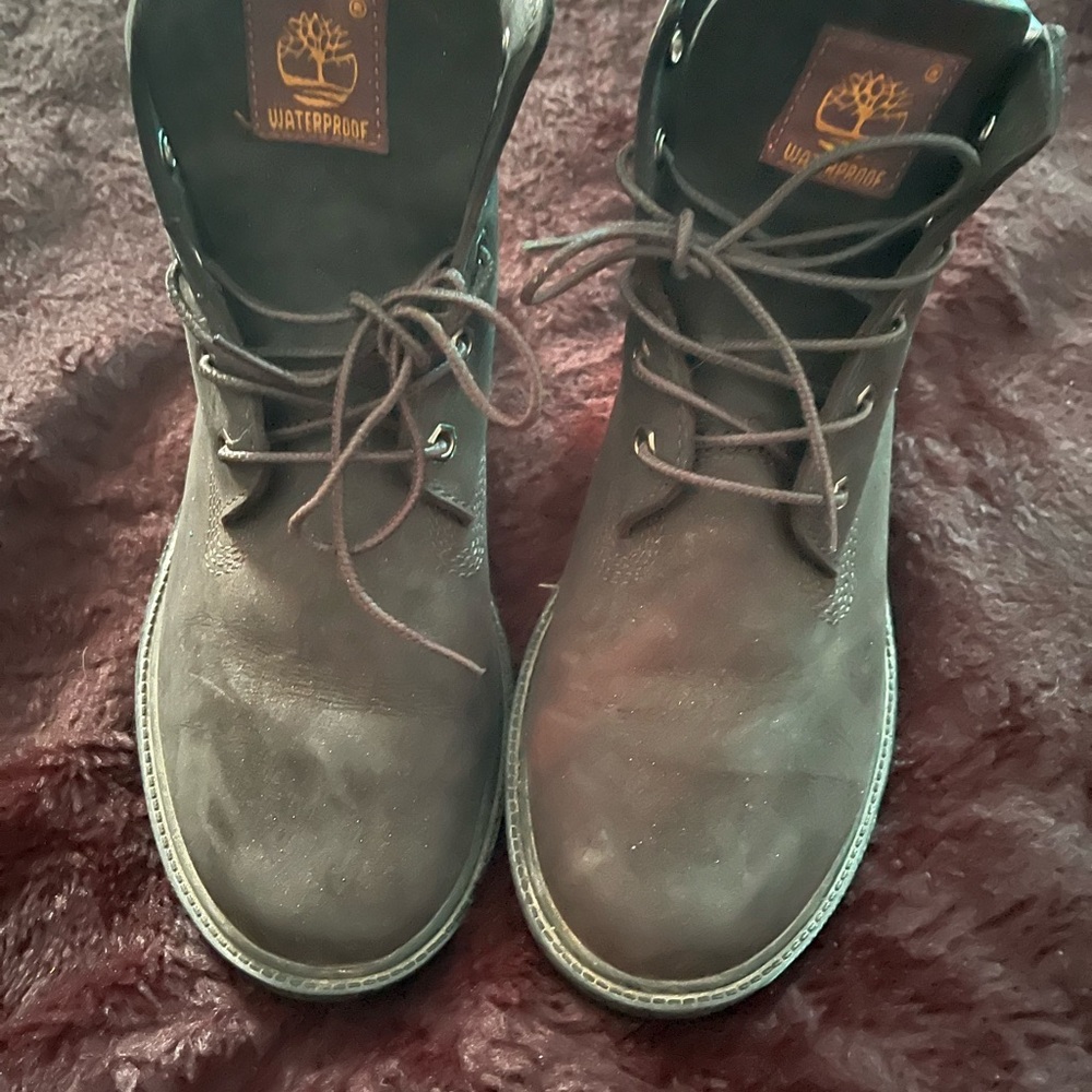 Timberland Unisex Black Waterproof Boots size 6